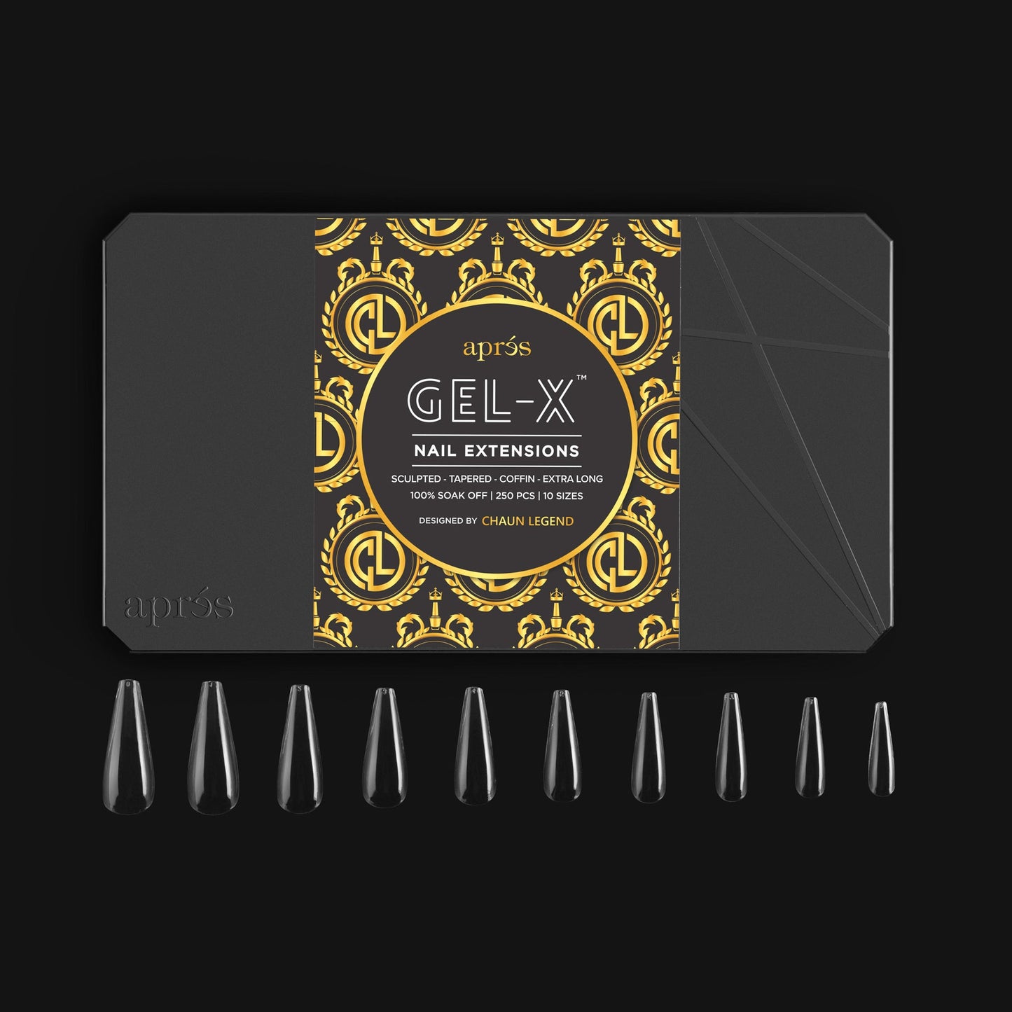 Chaun Legend x Gel-X® Collaboration Nail Extensions